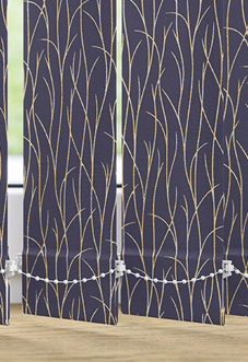 Kindling, Royal Blue - Vertical Blind Slats